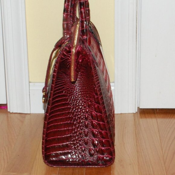 NWT -Brahmin Caroline Rose Ombre Melbourne Satchel - Picture 4 of 6